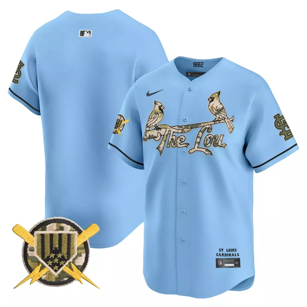 St. Louis Cardinals Light Blue Alternate Limited Custom Jersey | Unique Fan Gear | For Men, Women & Youth
