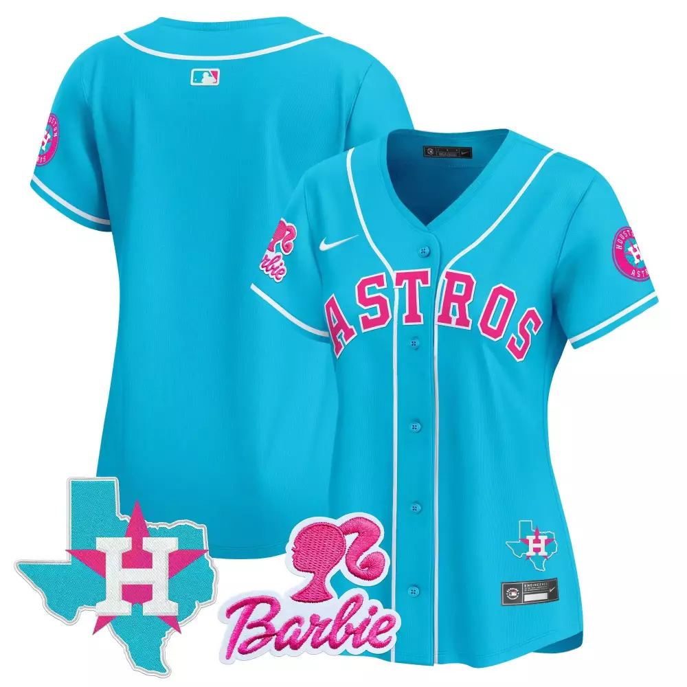 team light blue unisex houston astros lilo and stitch vapor premier limited jersey printed