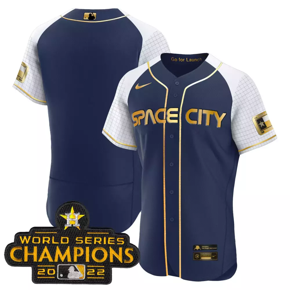 team navy gold mens houston astros 2023 gold flex base collection jersey all stitched