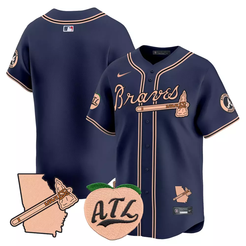 team navy mens atlanta braves outkast gold the a flex base jersey all stitched