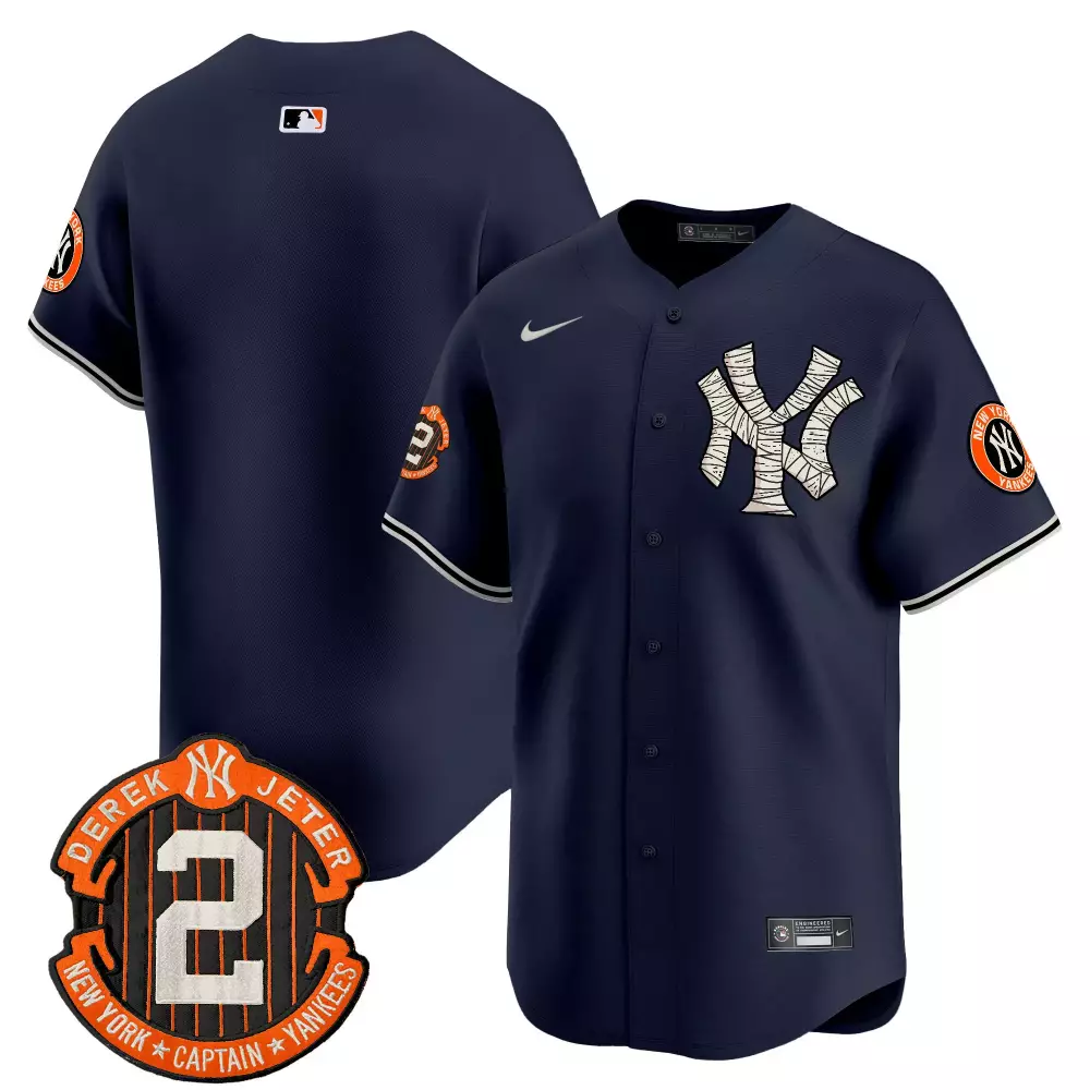 team navy mens new york yankees halloween vapor premier limited jersey all stitched