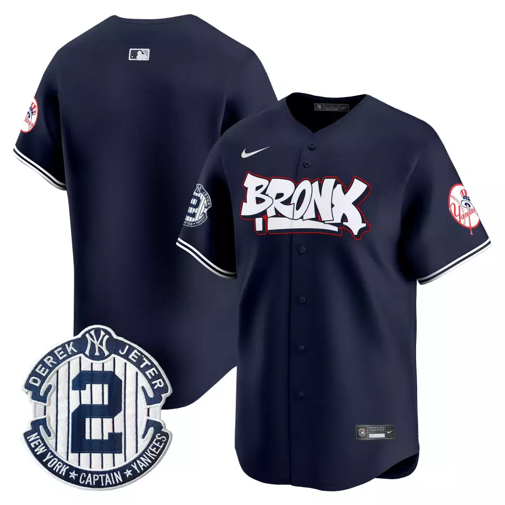 team navy mens new york yankees the bronx graffiti vapor premier limited jersey v2 all stitched