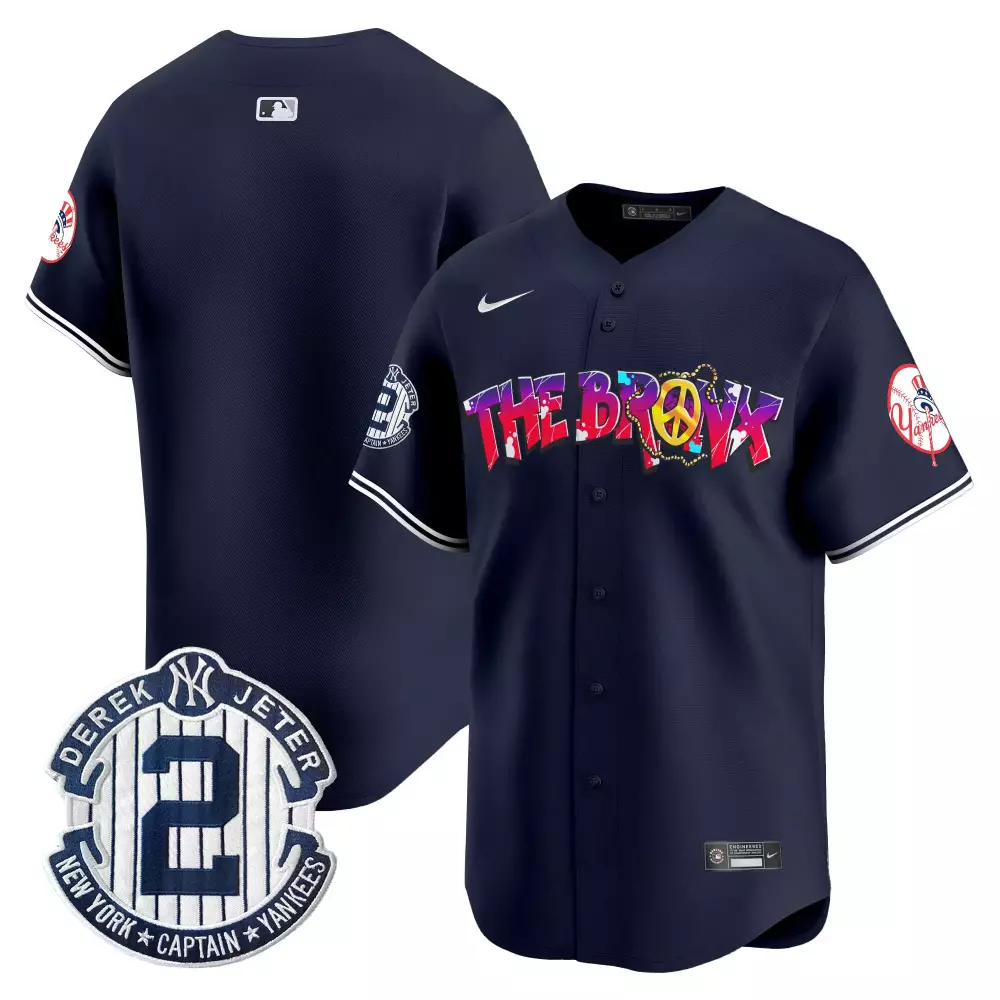team navy mens new york yankees the bronx graffiti vapor premier limited jersey v2 all stitched