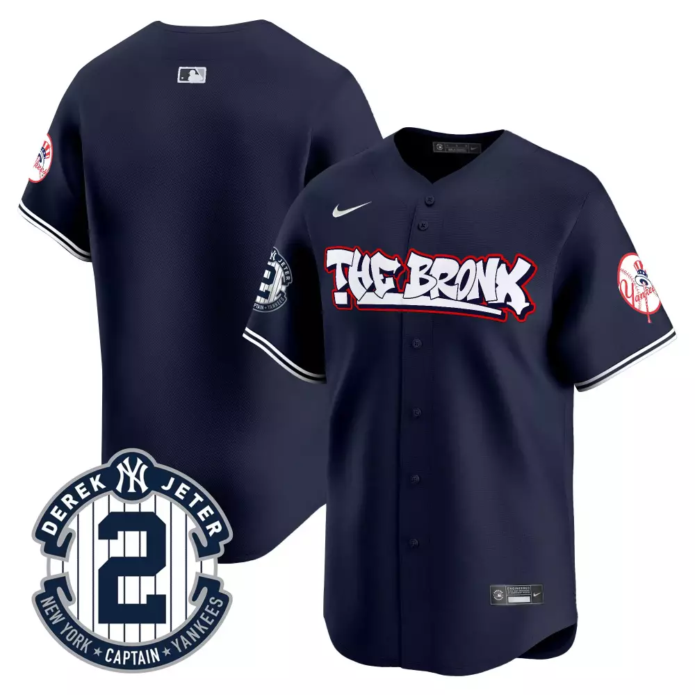 team navy mens new york yankees the bronx graffiti vapor premier limited jersey v2 all stitched