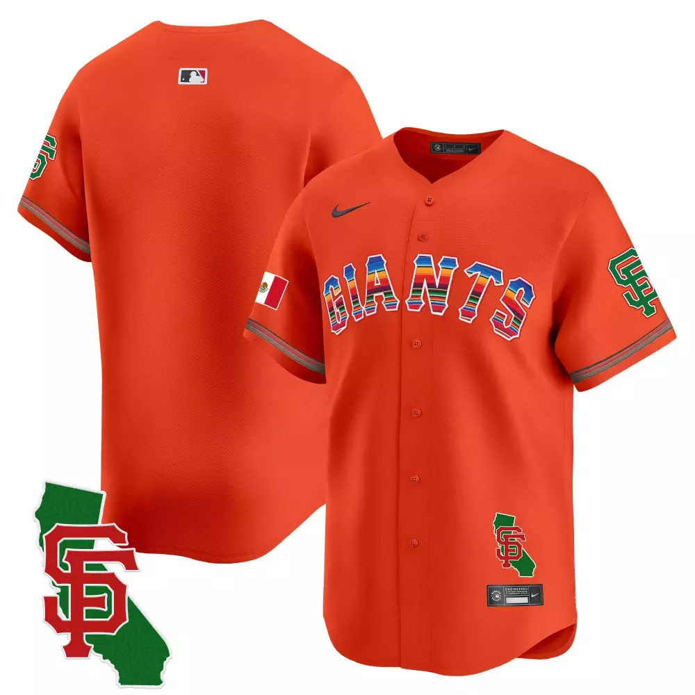 team orange mens san francisco giants california patch vapor premier limited jersey all stitched