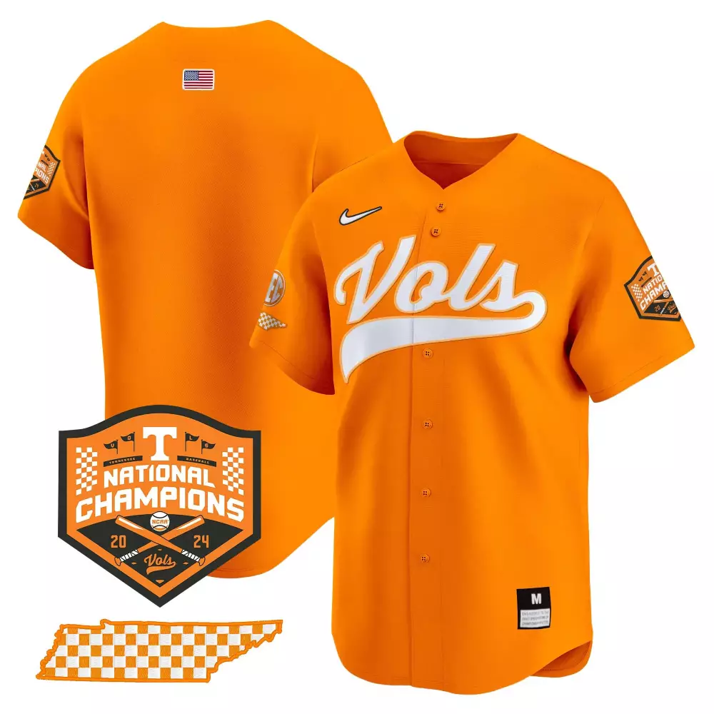 team cream womens tennessee volunteers 2024 college world series vapor premier limited jersey all stitched