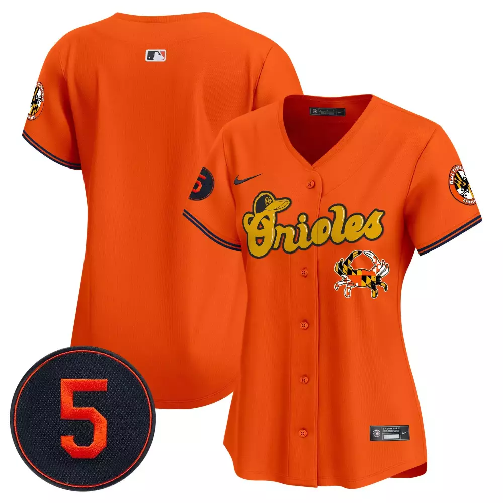 team orange women s baltimore orioles robinson patch vapor premier limited jersey v6 all stitched