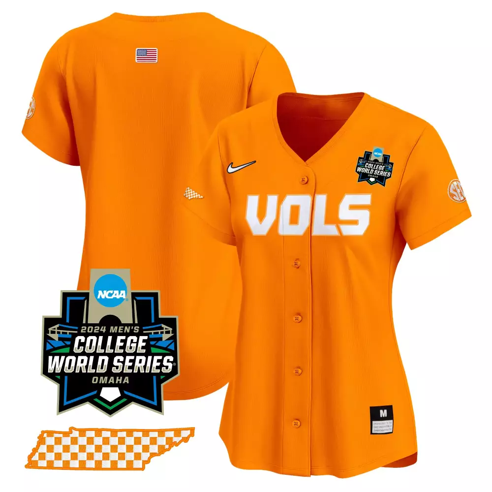 team orange mens tennessee volunteers checkerboard 2024 tournament champions vapor premier limited jersey all stitched