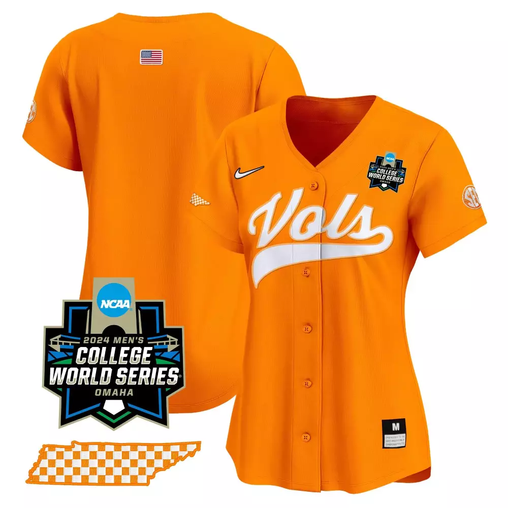 team orange mens tennessee volunteers checkerboard 2024 tournament champions vapor premier limited jersey all stitched