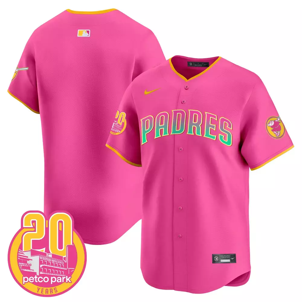 Team Pink San Diego Padres 2024 City Style Vapor Premier Jersey | All Stitched Limited Edition | For Men, Women & Youth