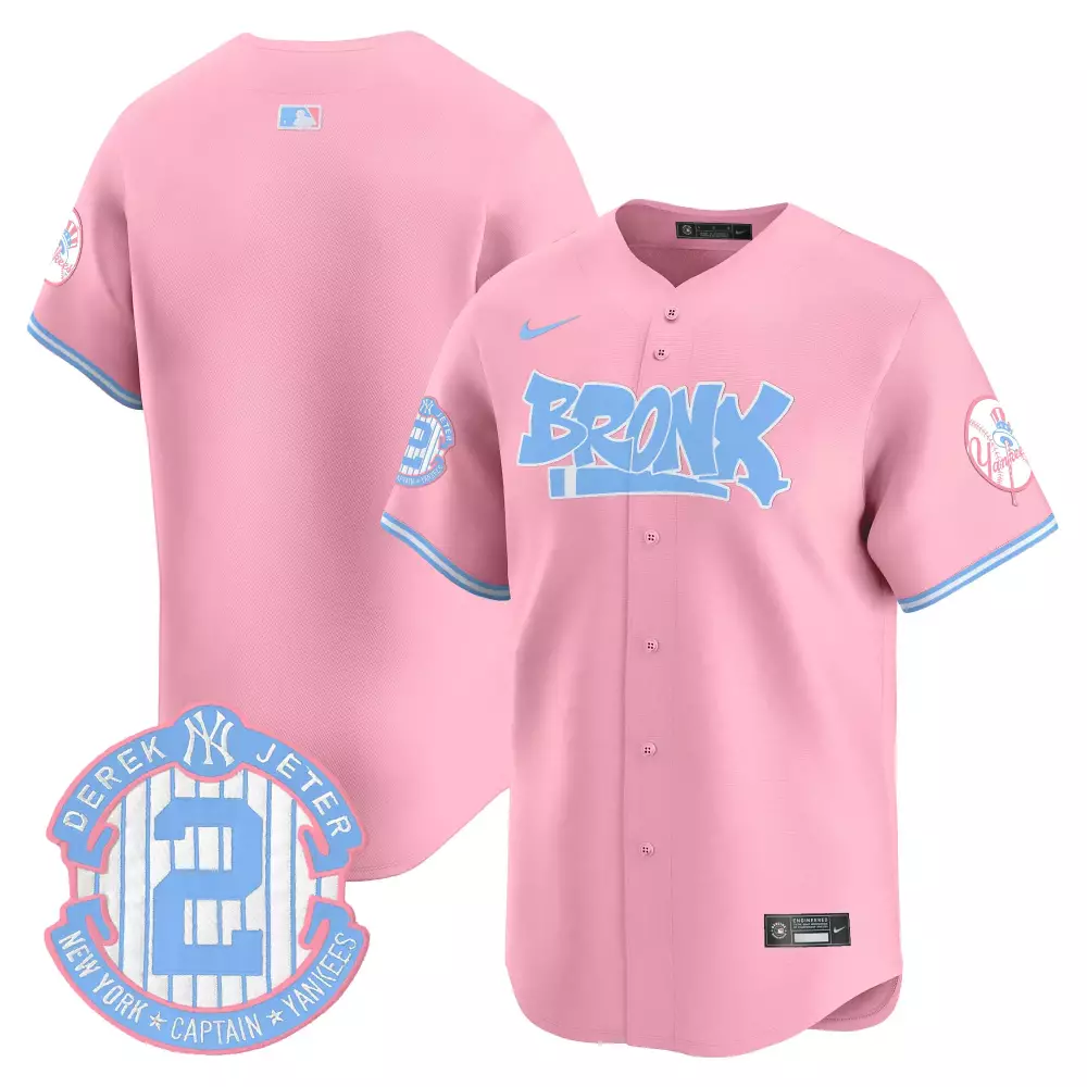 team pink unisex new york yankees barbie patch vapor premier limited jersey all stitched