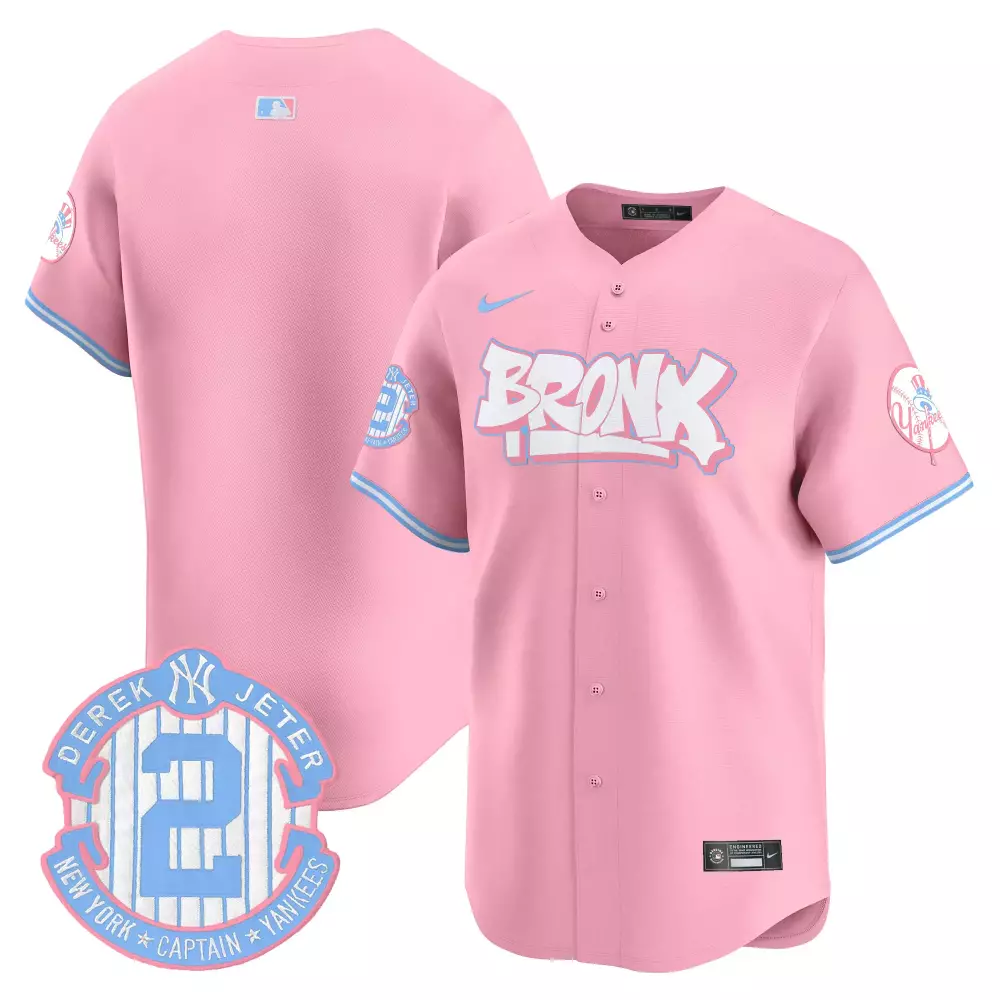 team pink unisex new york yankees barbie patch vapor premier limited jersey all stitched