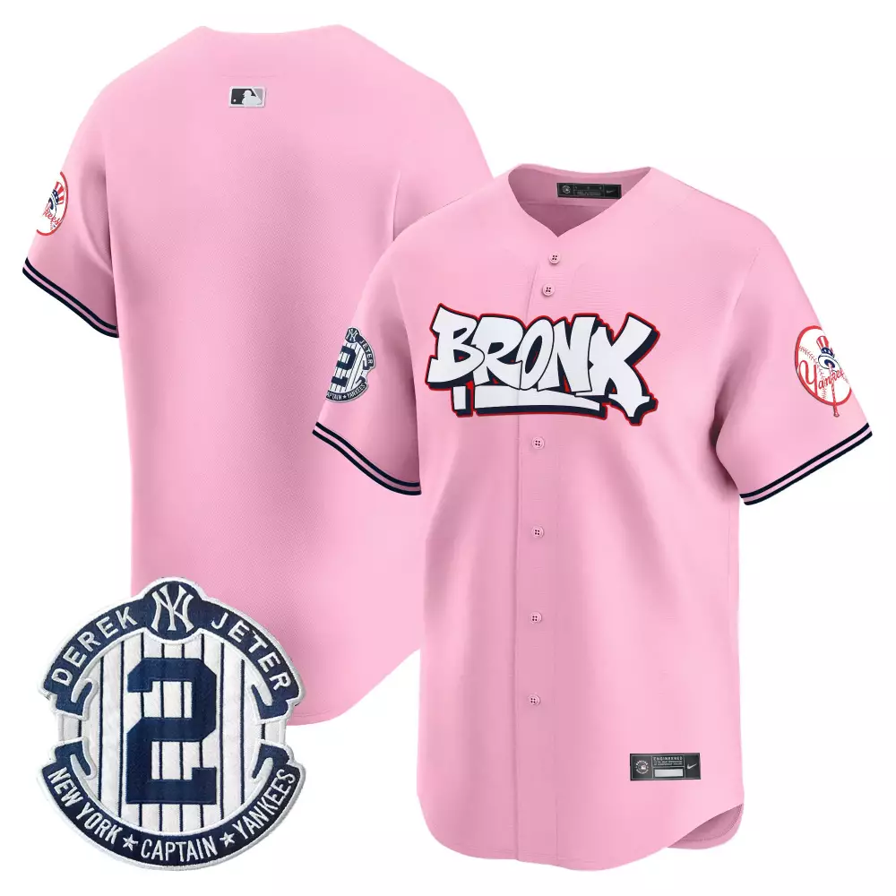 team pink unisex new york yankees barbie patch vapor premier limited jersey all stitched