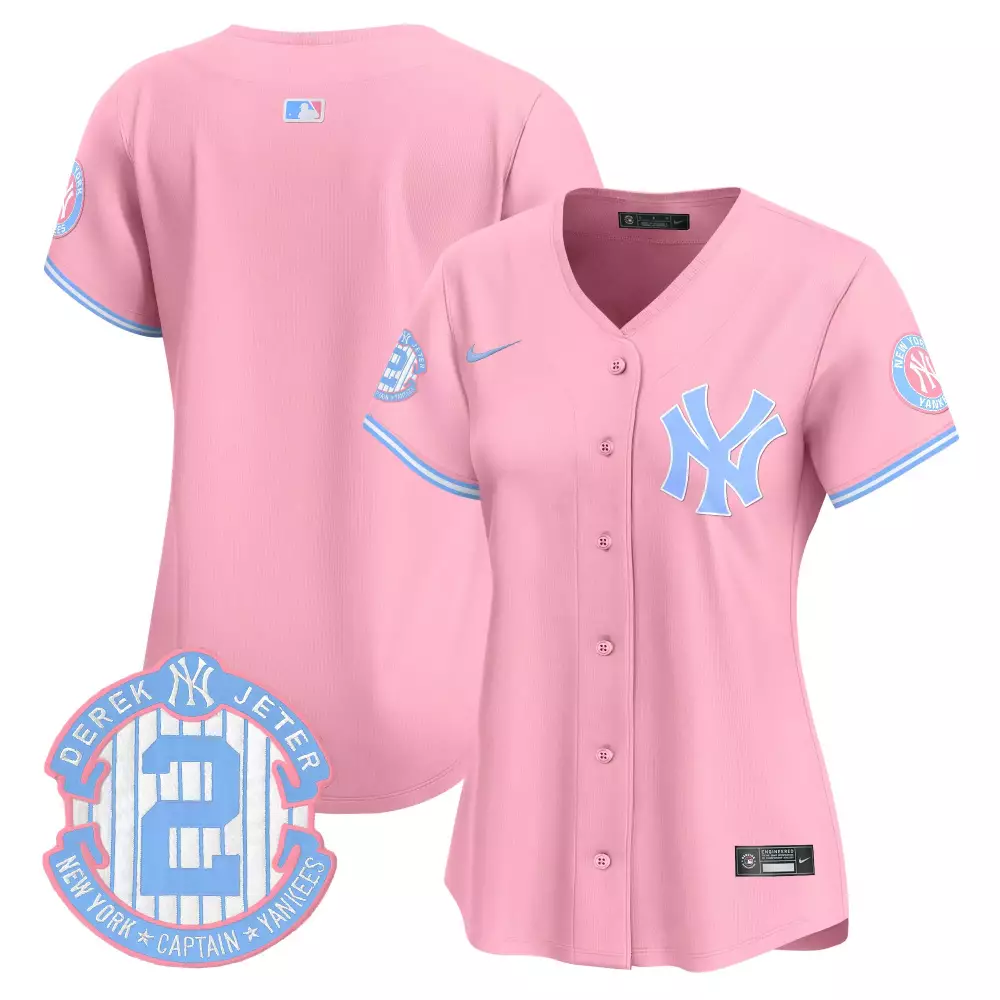 team pink womens new york yankees bubblegum pink vapor premier limited jersey all stitched