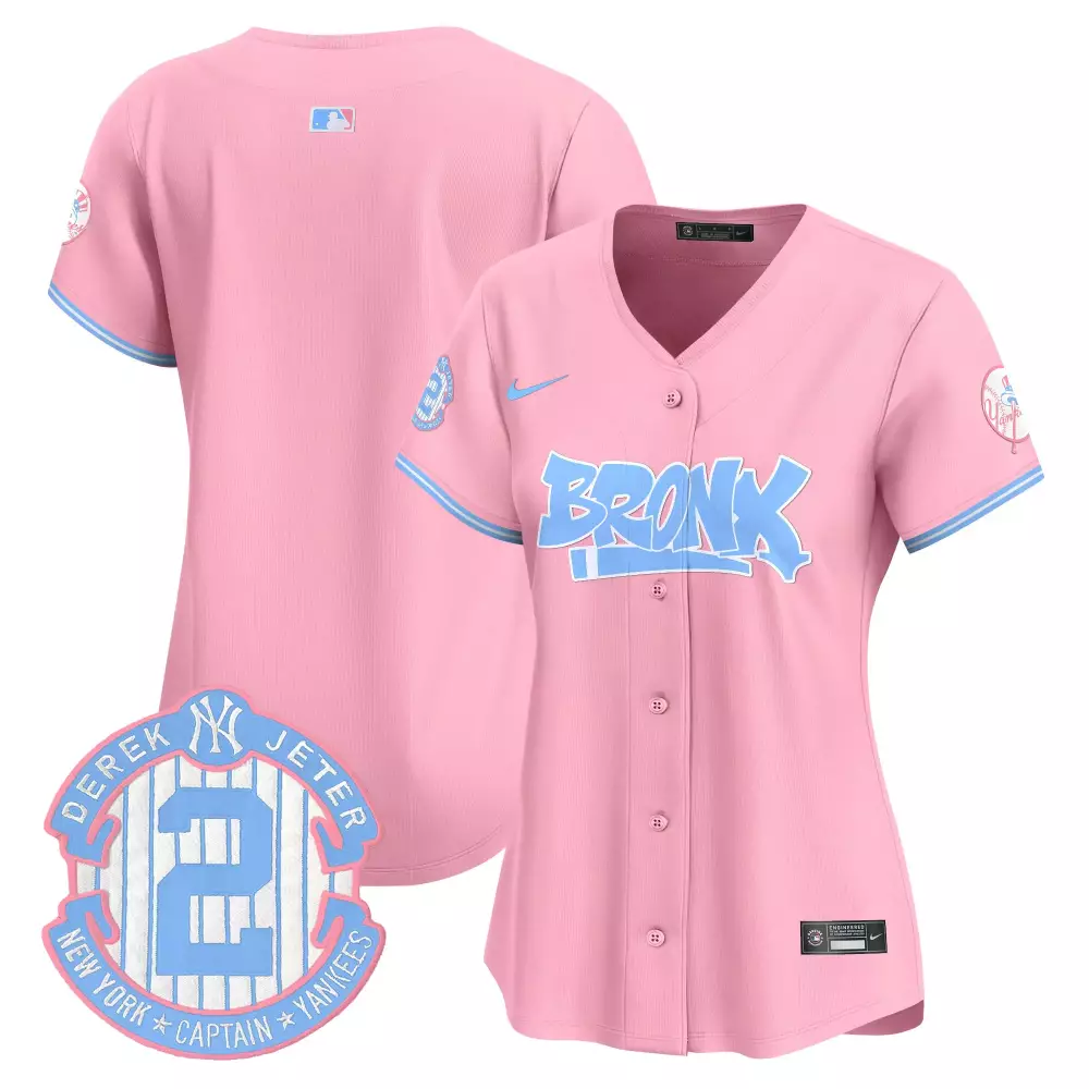 team pink womens new york yankees bubblegum pink vapor premier limited jersey all stitched
