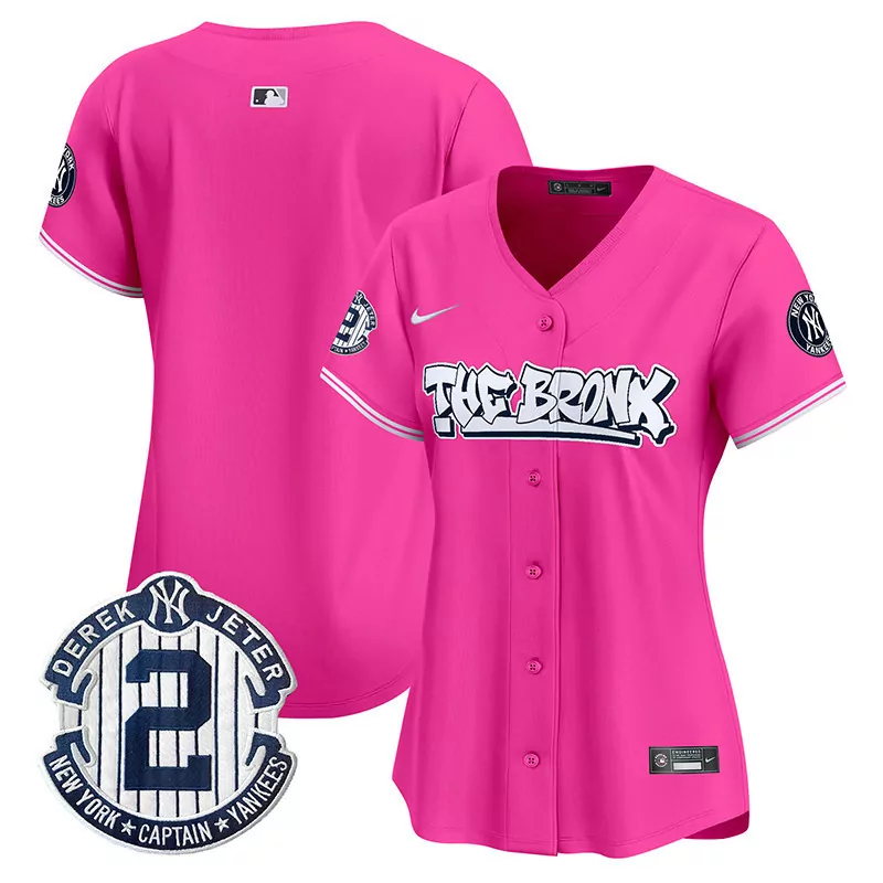 team pink womens new york yankees bubblegum pink vapor premier limited jersey all stitched