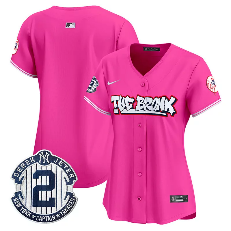 team pink womens new york yankees bubblegum pink vapor premier limited jersey all stitched