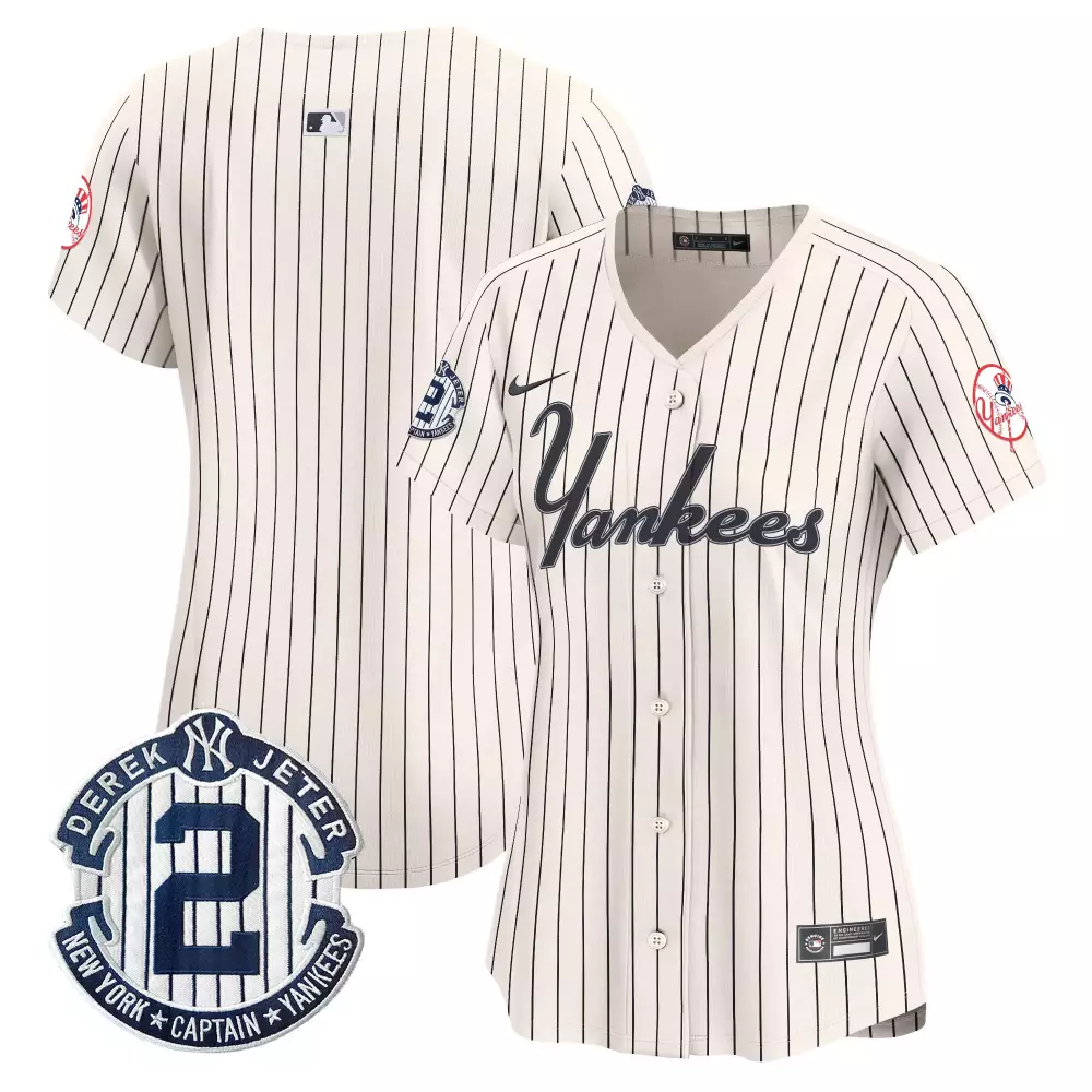 team pinstripe cream womens new york yankees throwback vapor premier limited jersey all stitched