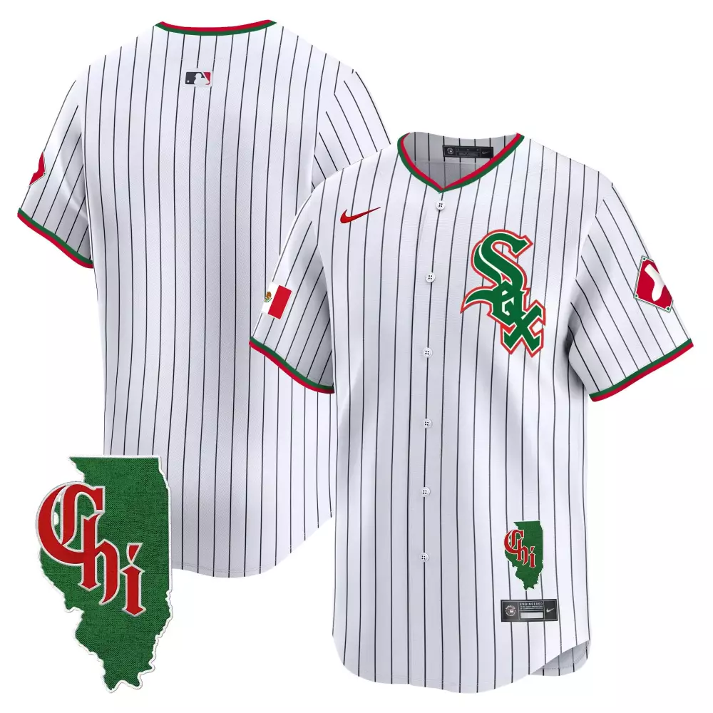 Chicago White Sox Men's Pinstripe Vapor Premier Limited Jersey | Stitched Illinois Patch | Fan Gear for Men, Women & Youth