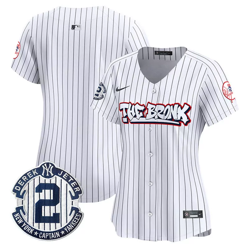 team pinstripe womens new york yankees the bronx 2024 world series vapor premier limited jersey all stitched
