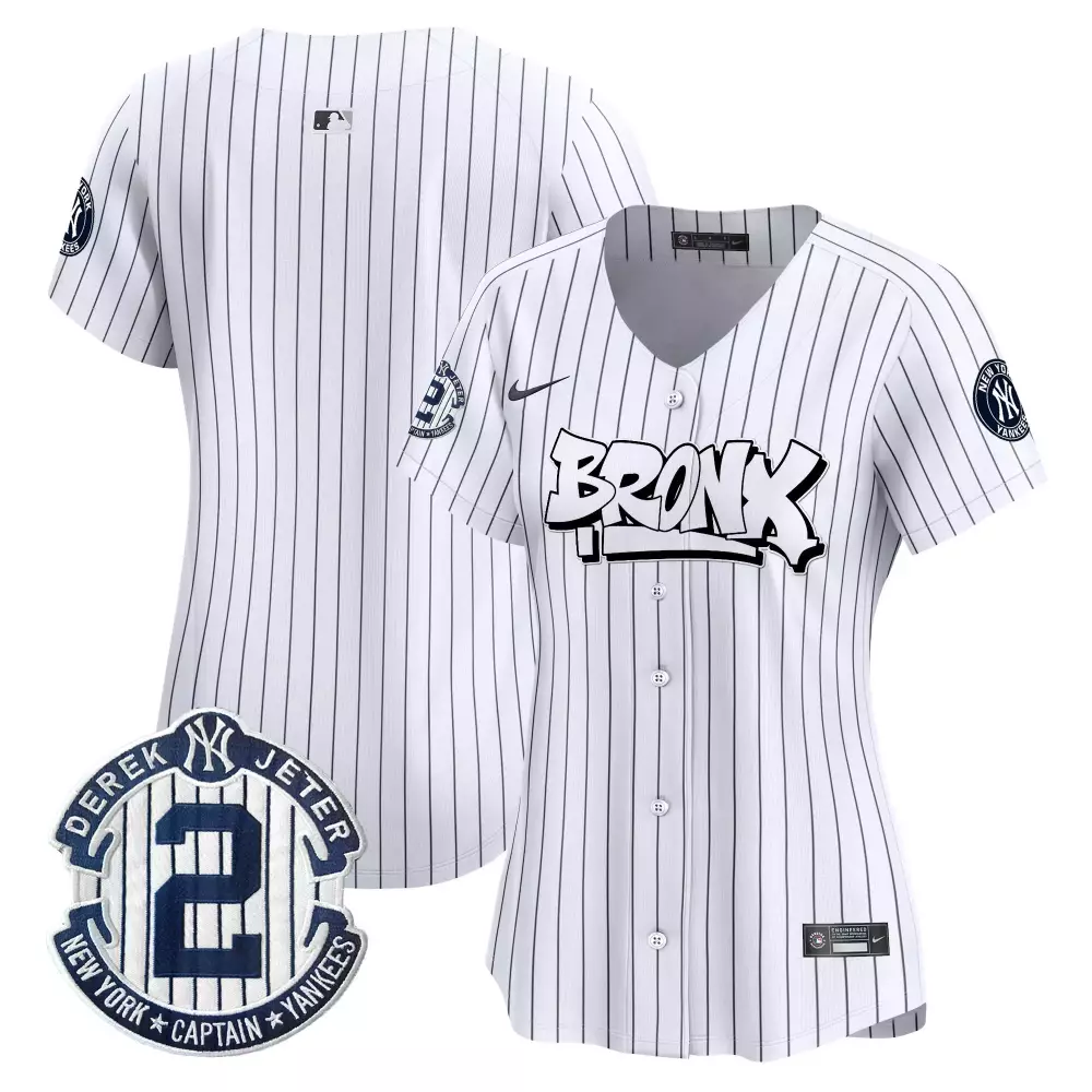 team pinstripe womens new york yankees the bronx 2024 world series vapor premier limited jersey all stitched