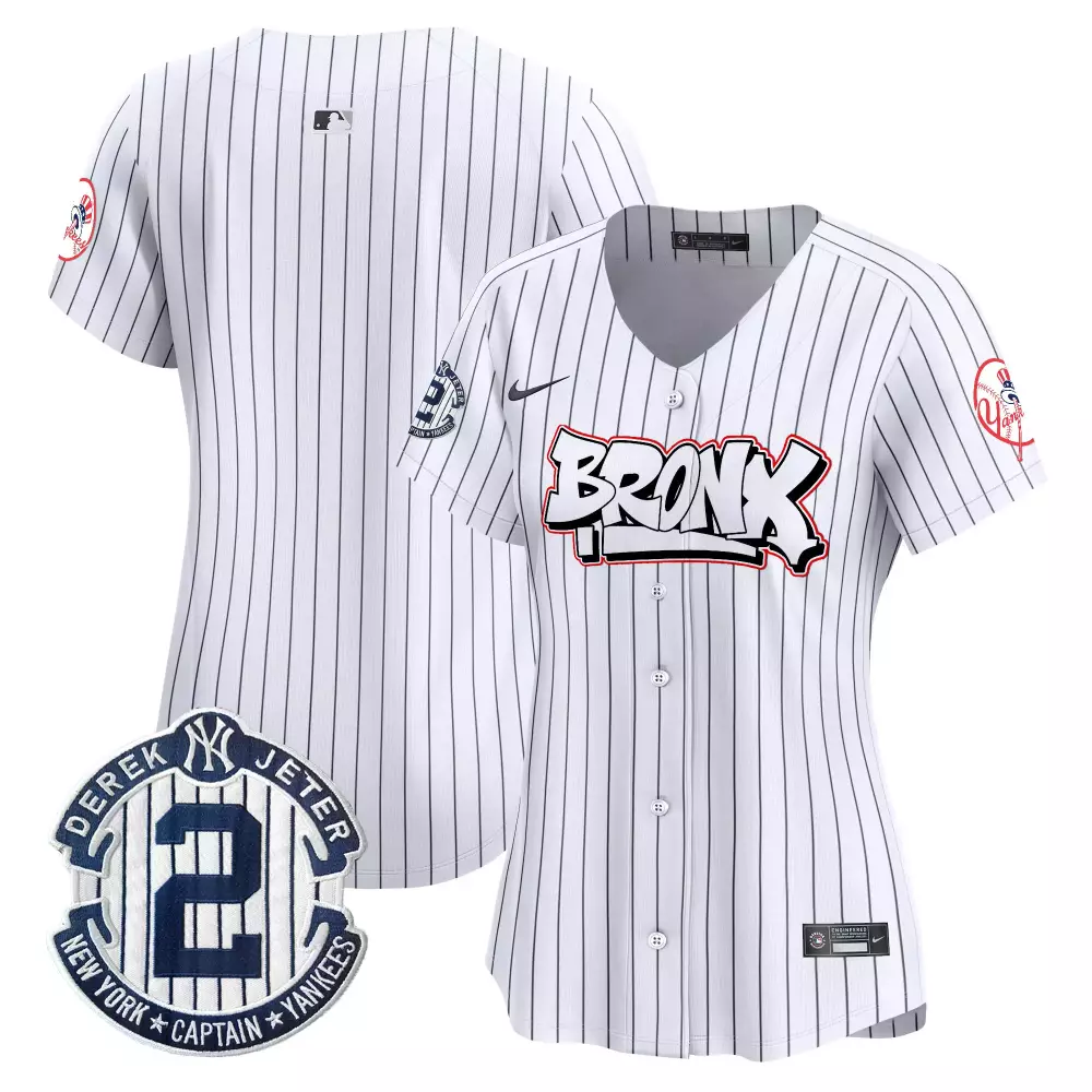 team pinstripe womens new york yankees the bronx graffiti vapor premier limited jersey v4 all stitched