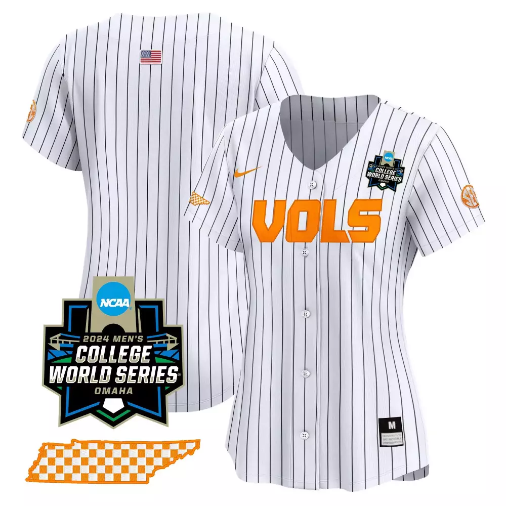 team pinstripe mens tennessee volunteers 2024 tournament champions vapor premier limited jersey all stitched