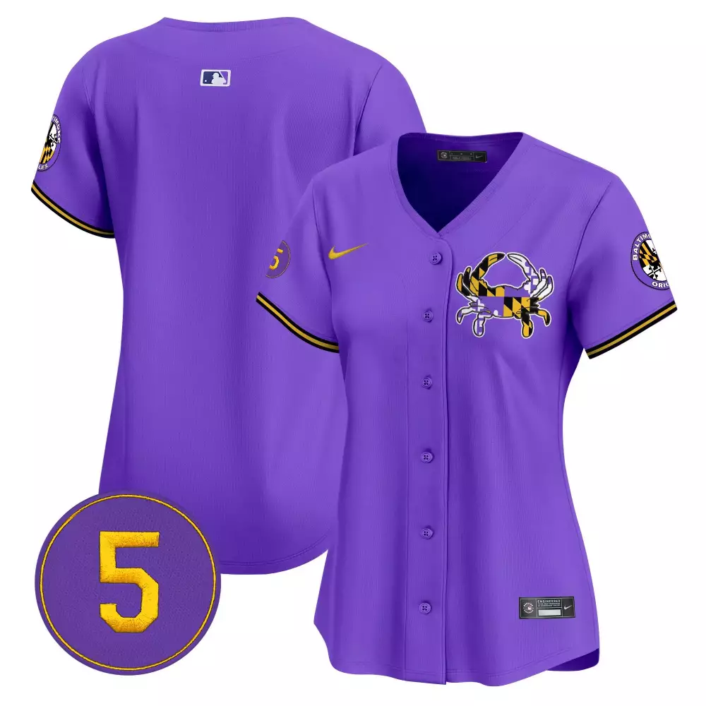 team purple women s baltimore orioles purple vapor premier limited jersey all stitched