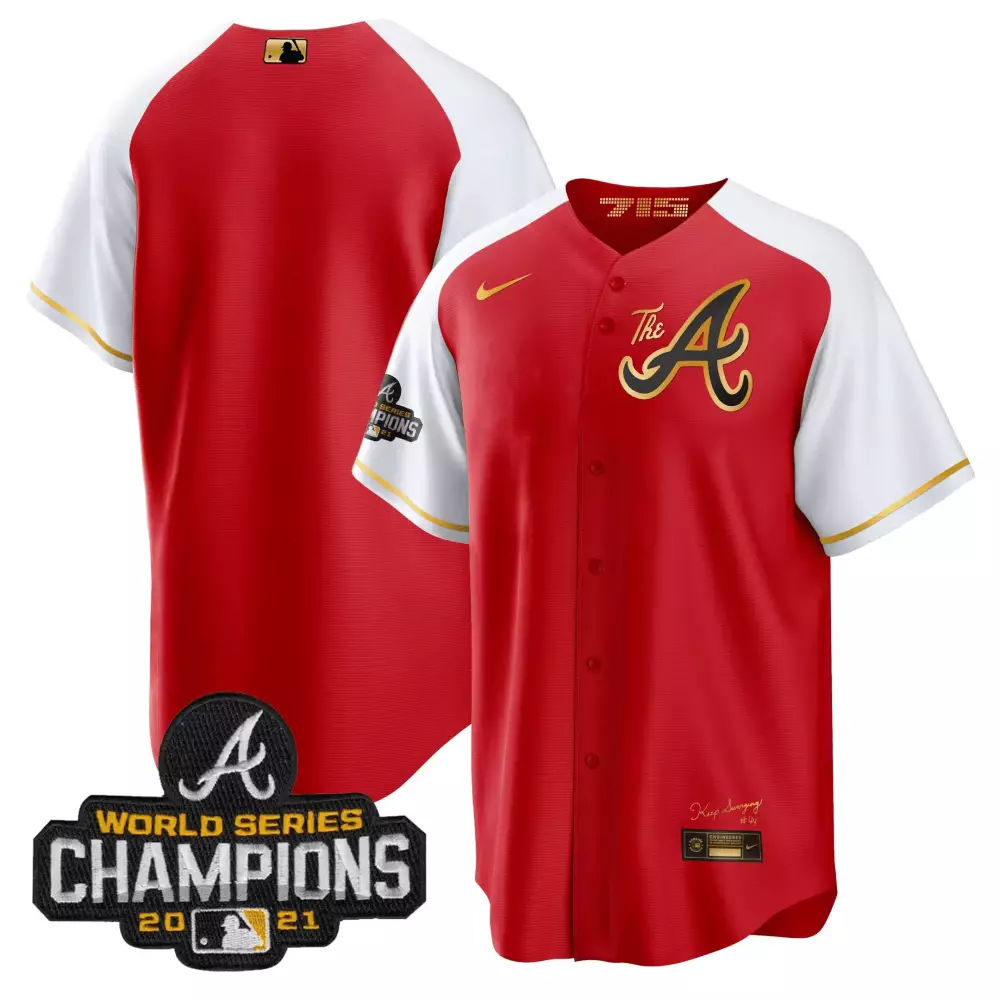 team red mens atlanta braves atliens the a cool base jersey galaxy version stitched