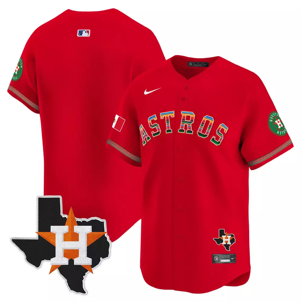 team red womens houston astros mexico traditional style vapor premier limited jersey all stitched