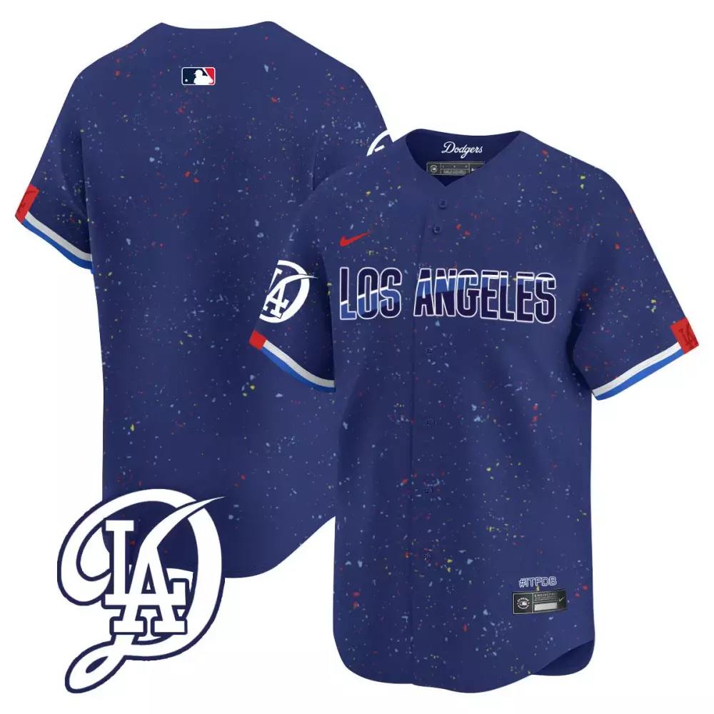 Los Angeles Dodgers 2024 Royal Men's City Connect Vapor Premier Limited Jersey | All Stitched | For Men, Women & Youth
