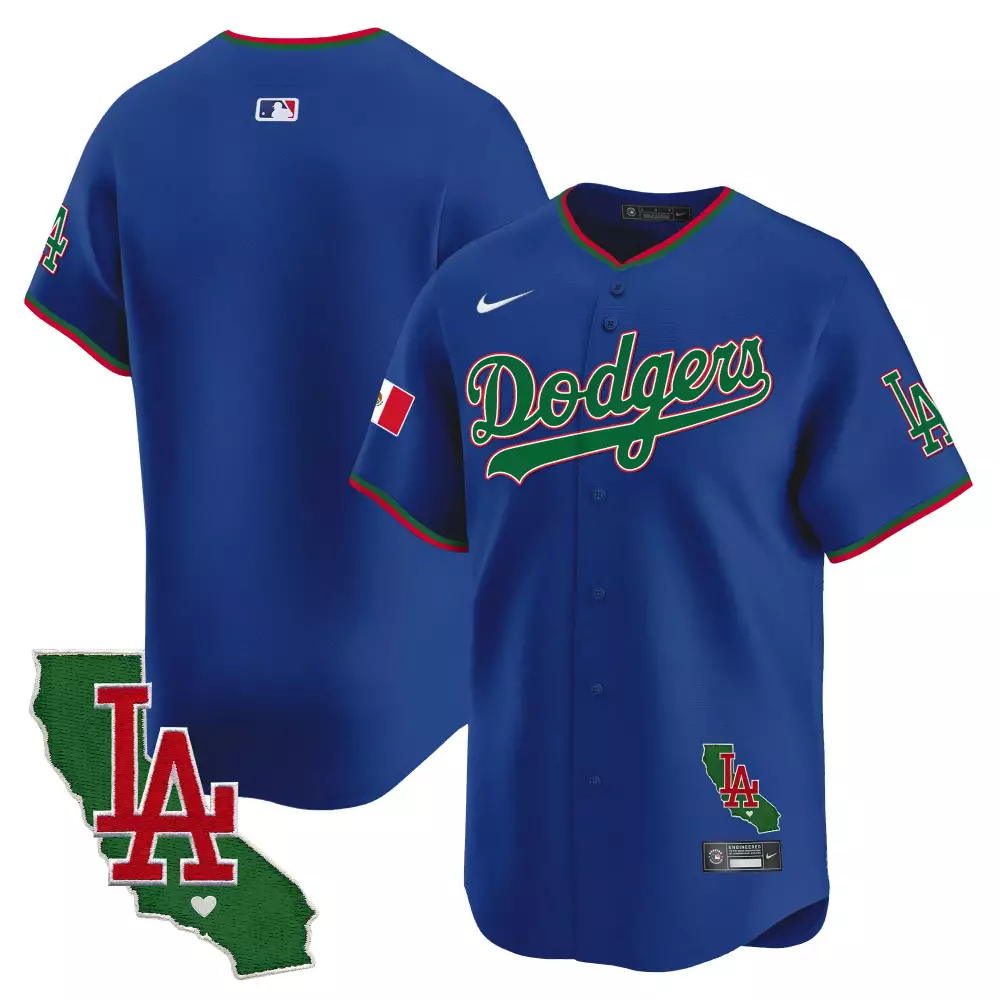 Los Angeles Dodgers 2025 Mexico Patch Vapor Premier Jersey V4 | Stitched Limited Edition Fan Gear | For Men, Women & Youth