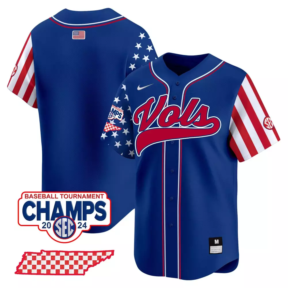 team royal mens tennessee volunteers 2024 independence day vapor premier limited jersey all stitched