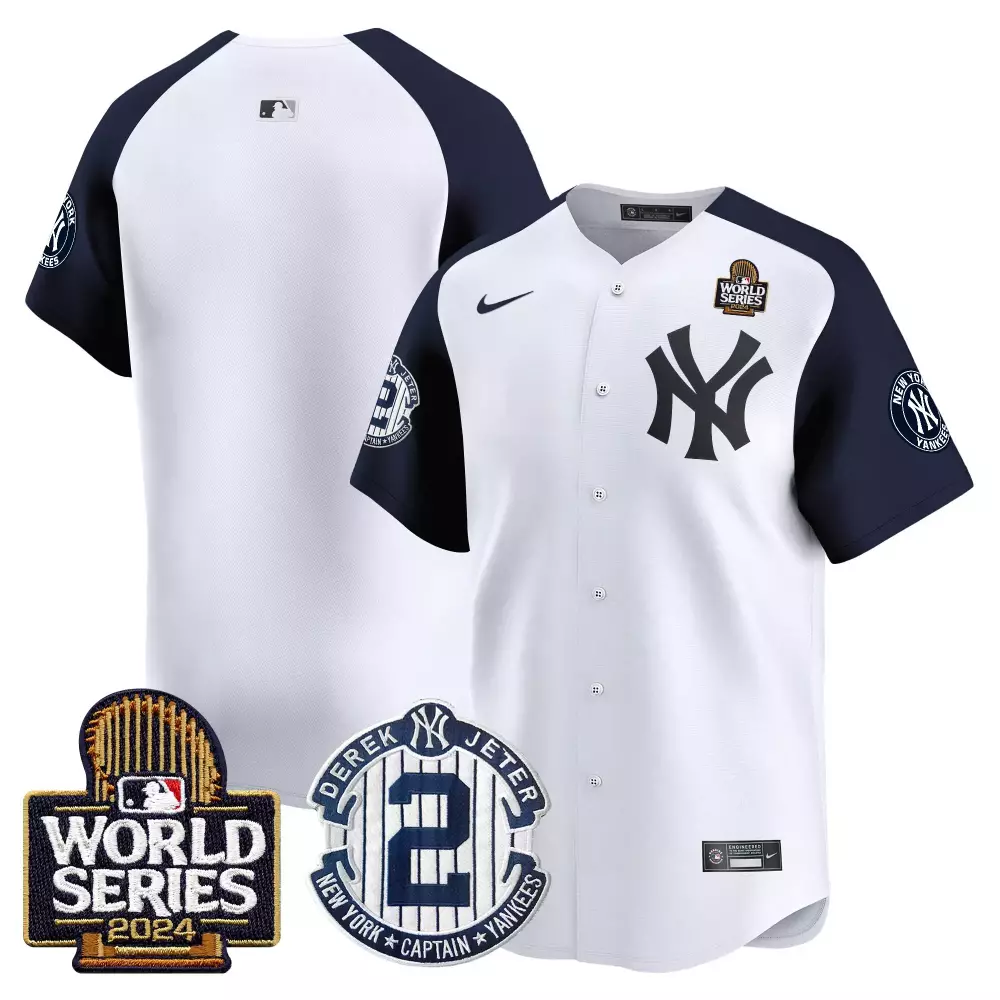 team white alternate mens new york yankees 2024 world series vapor premier limited jersey all stitched