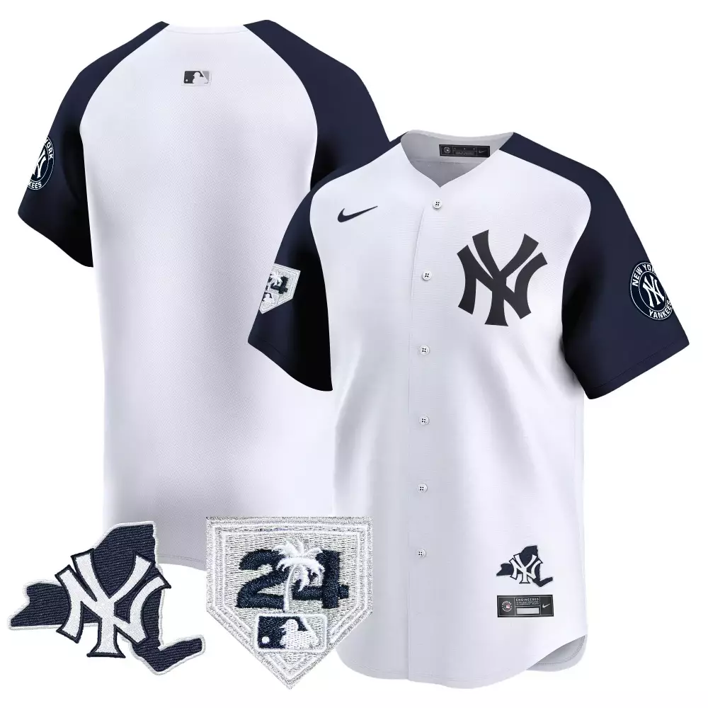 team white alternate mens new york yankees lou gehrig patch vapor premier limited jersey all stitched