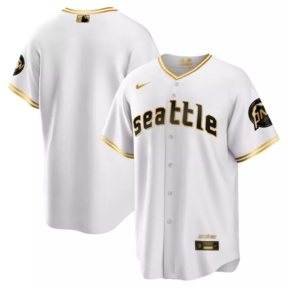 team royal womens seattle mariners 2023 city connect gold jersey all stitched