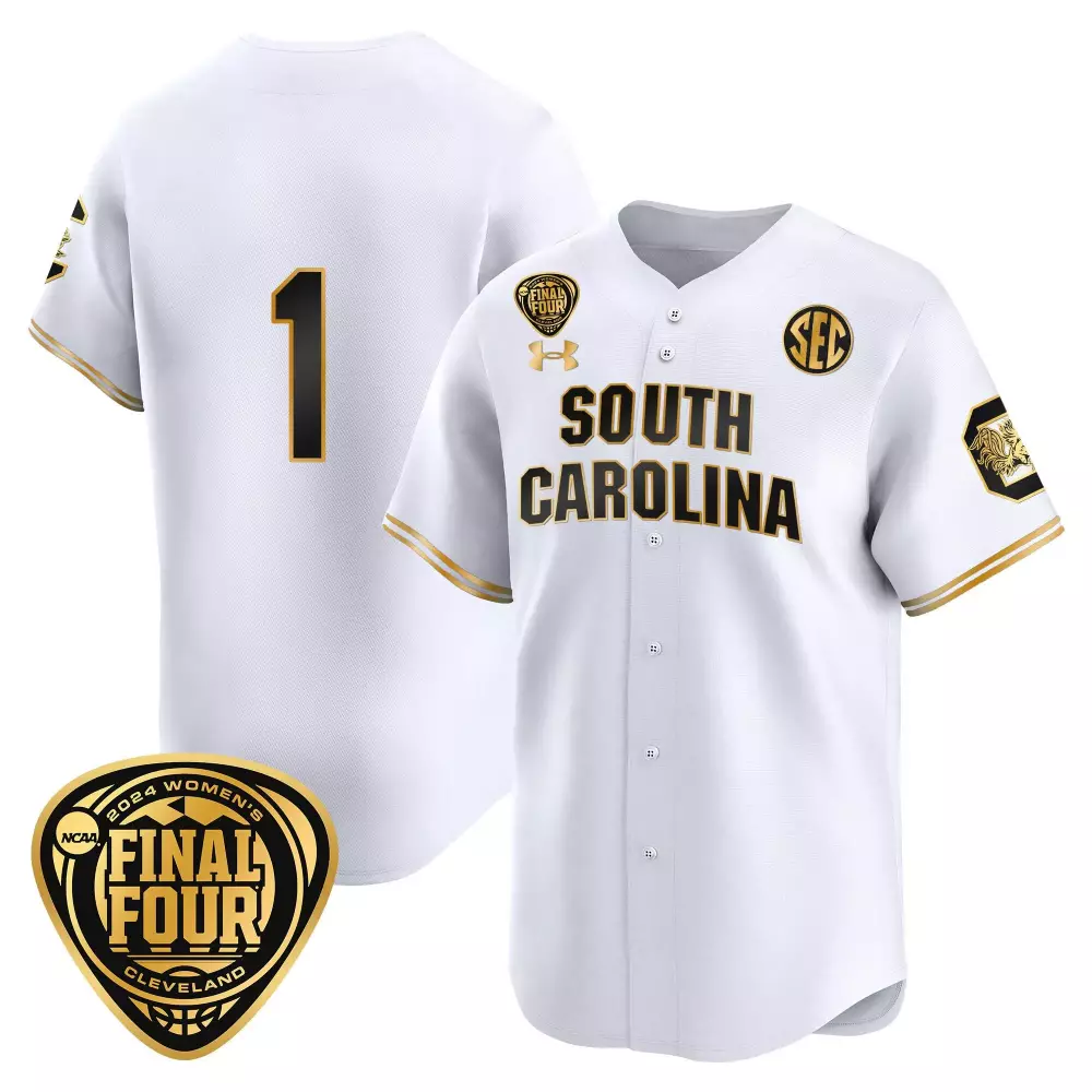 Team Red Women's South Carolina Gamecocks 2024 Final Four Basketball Jersey V2 | All Stitched | Fan Gear for Men, Women & Youth