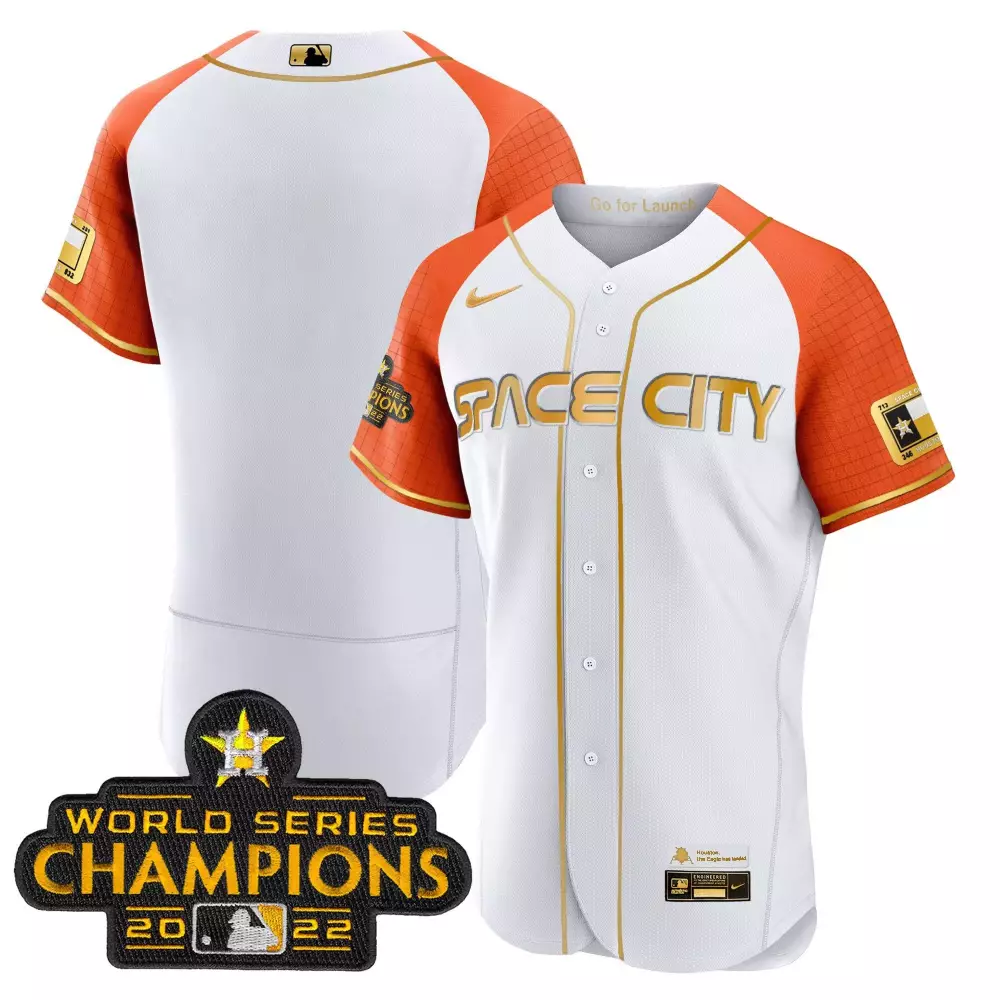 team white gold v2 mens houston astros 2023 space city champions alternate flex jersey all stitched