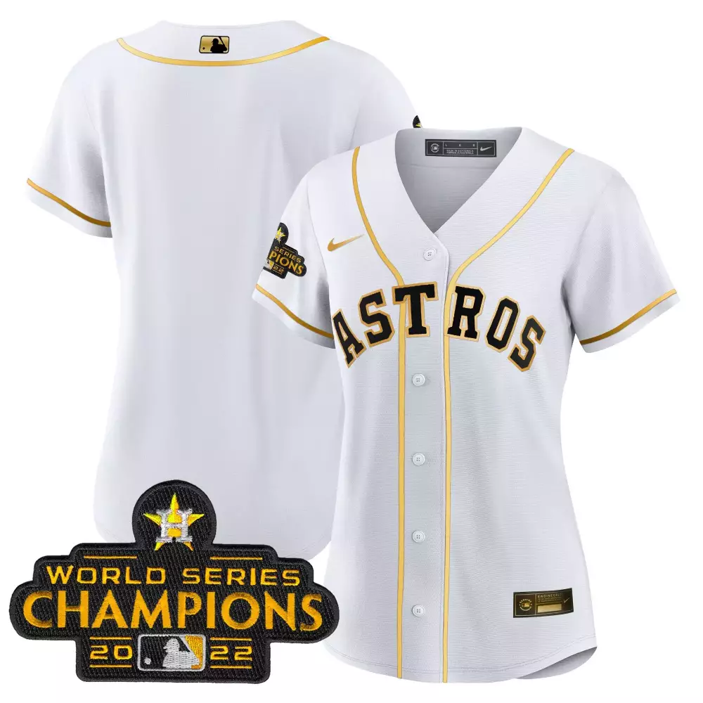 team white gold v2 mens houston astros 2023 space city champions alternate flex jersey all stitched