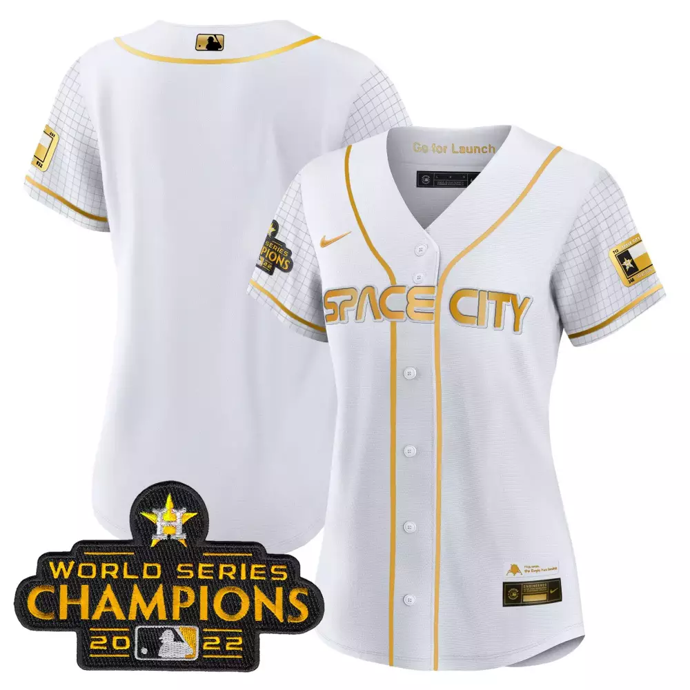 team white gold v2 mens houston astros 2023 space city champions alternate flex jersey all stitched