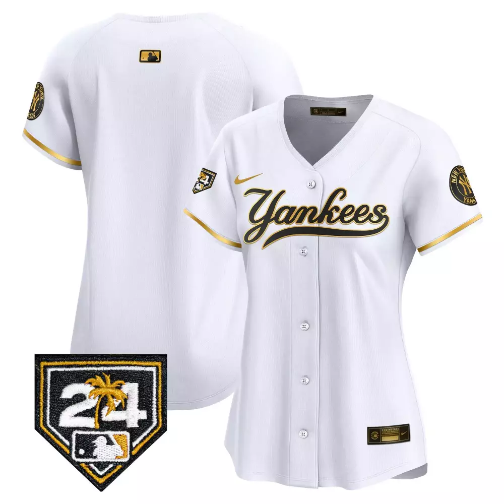 team white gold mens new york yankees vapor premier limited jersey new york patch all stitched