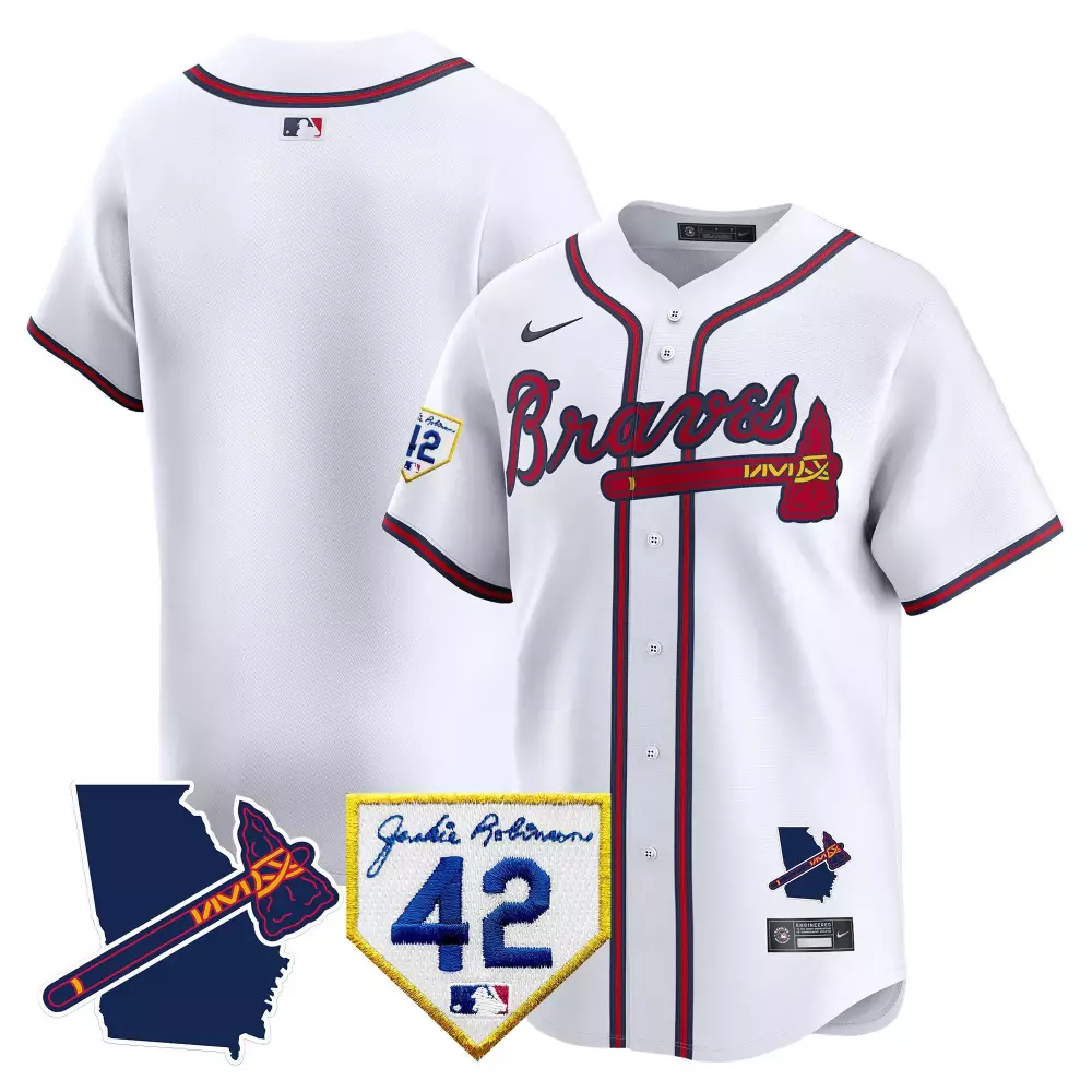 team white mens atlanta braves 2024 independence day vapor premier limited jersey v2 all stitched