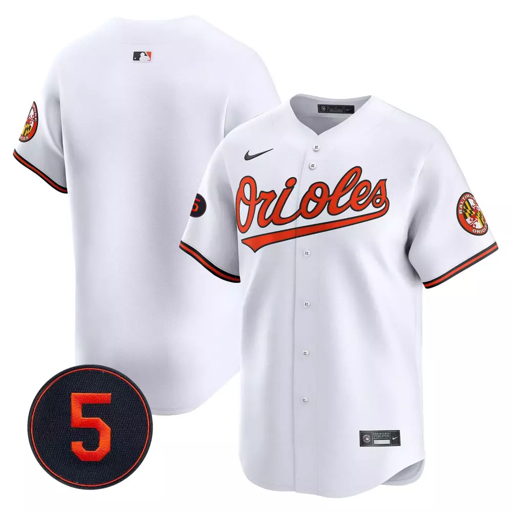 team white mens baltimore orioles robinson patch vapor premier limited jersey all stitched