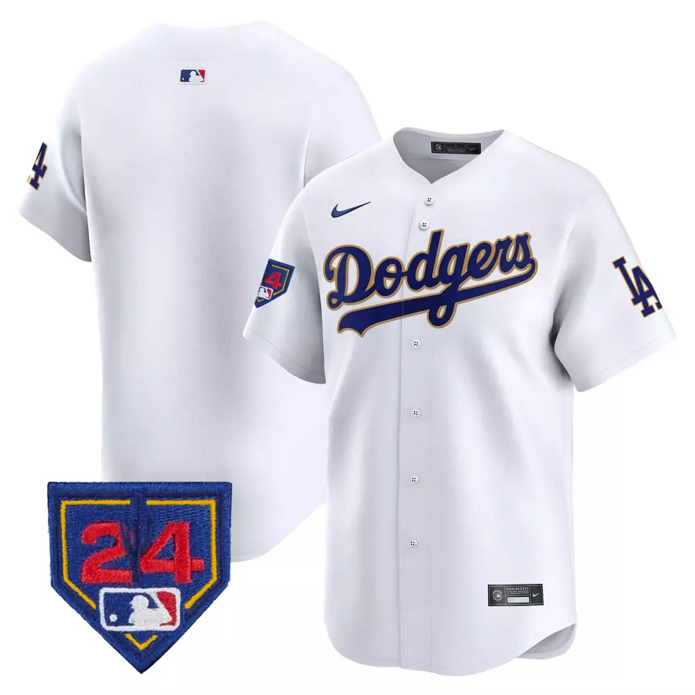 Los Angeles Dodgers 2024 Spring Training Patch Vapor Premier Limited Jersey | Stitched Fan Gear | For Men, Women & Youth