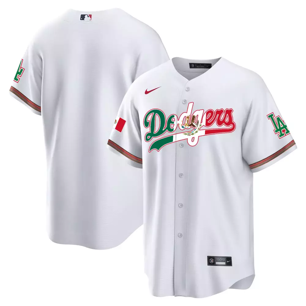 Los Angeles Dodgers Mexico Cool Base Limited Jersey V4 | Stitched Fan Gear | For Men, Women & Youth