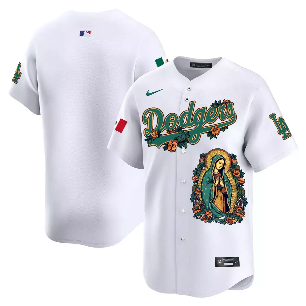 Los Angeles Dodgers Mexico Guadalupe Vapor Premier Limited Jersey | Printed Fan Gear | For Men, Women & Youth