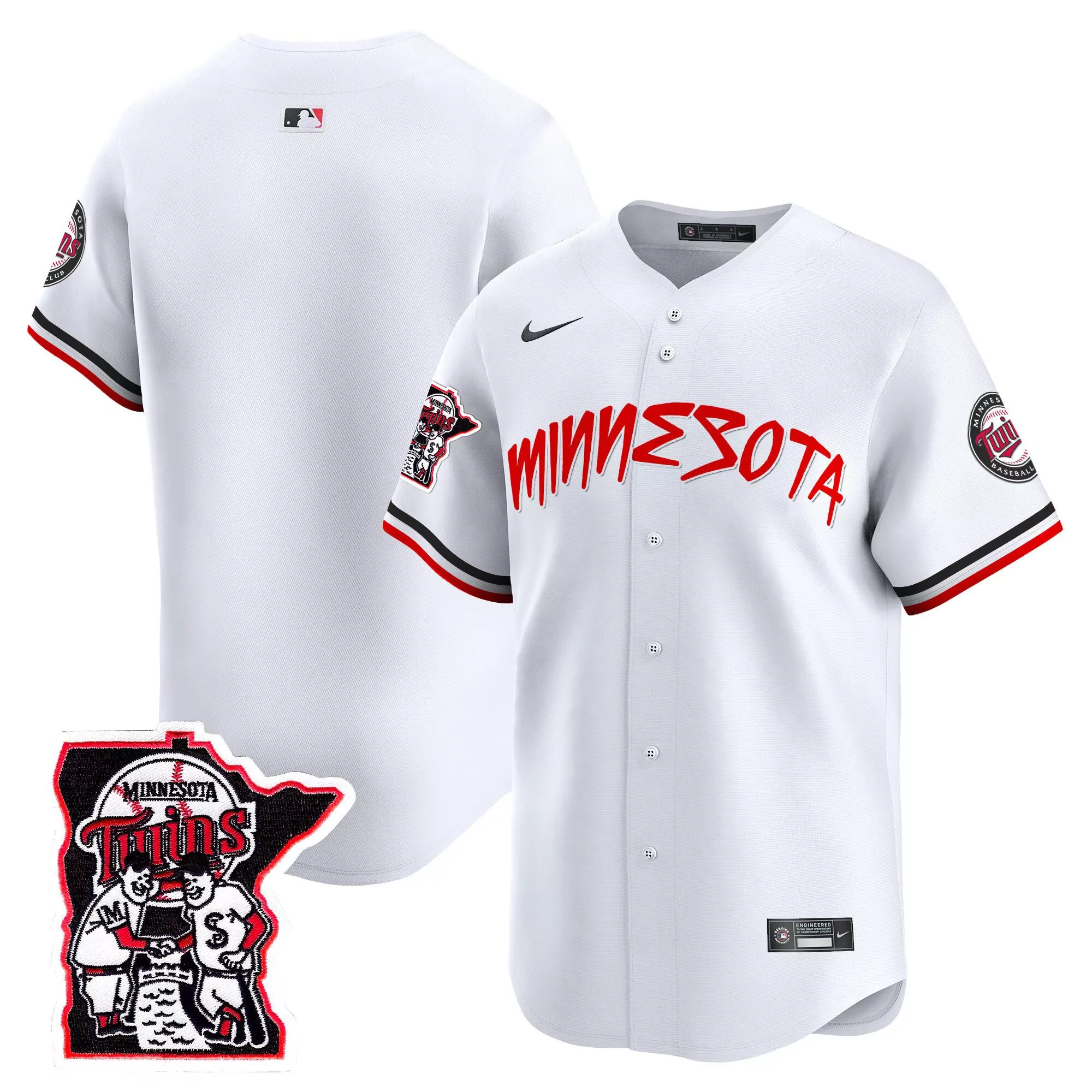 team white mens minnesota twins shaking hands patch vapor premier limited jersey all stitched