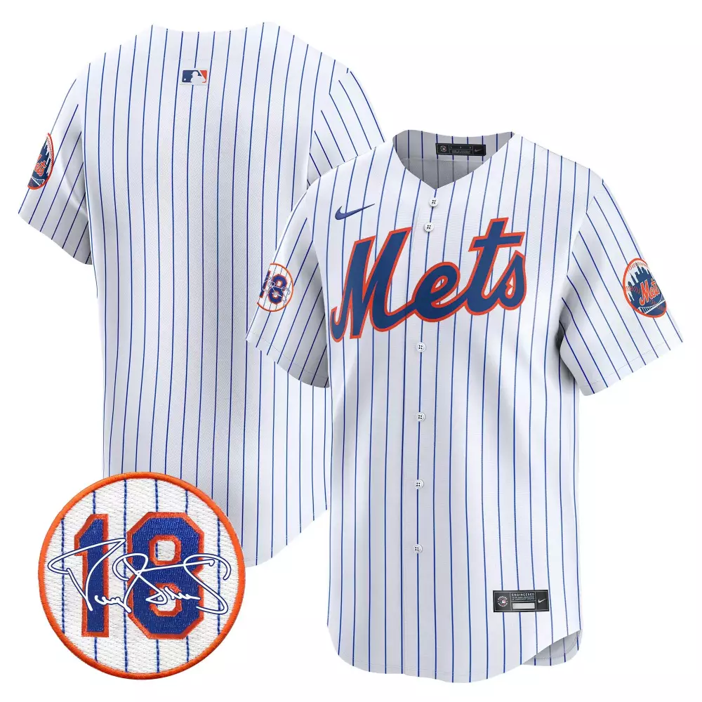 team white mens new york mets 2024 spring training vapor premier limited jersey all stitched