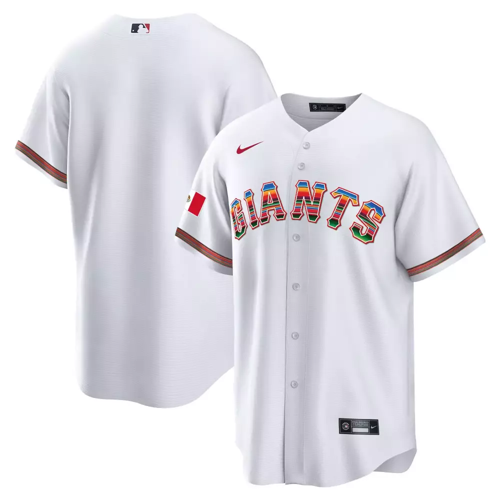 team white mens san francisco giants mexico cool base limited jersey all stitched