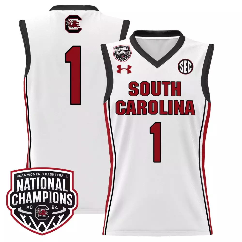 team white mens size south carolina gamecocks 2024 final four basketball jersey v2 women patch all stitched